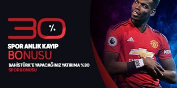 Bahistürk %30 Anlık Spor Kayıp Bonusu bahisturk bonus 11