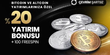 Extrabet %20 Bitcoin Yatırım Bonusu + 100 Spin extrabet-kripto-bonus