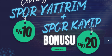 Betexen %10 Spor Yatırım + %20 Kayıp Bonusu betexen-spor-yatirim