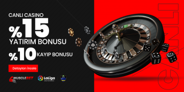 Musclebet %15 Casino + %10 Canlı Casino Kayıp musclebet-casino-kayip