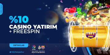 Parkurbet %10 Casino Yatırım + Freespin Bonusu parkurbet-casino-yatirim