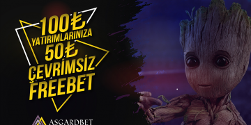 Asgardbet 100 TL Yatırıma 50 TL Çevrimsiz Freebet asgardbet-100tl-yatir